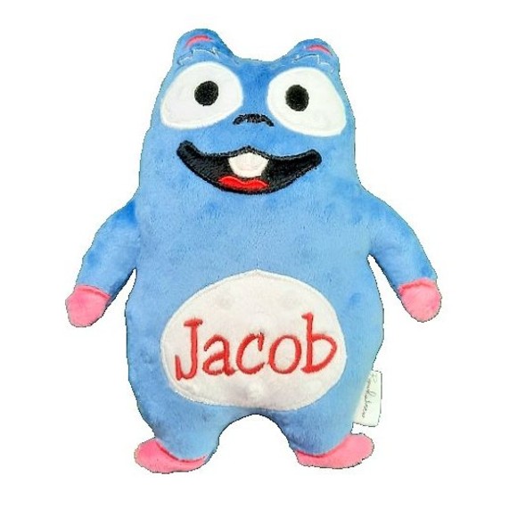 COPY - Grizzy And The Lemmings Lemming Plush handmade 8.5" beaver Embroidery - Picture 4 of 6